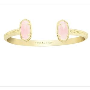 New Kendra Scott “Elton” bracelet with rose quartz